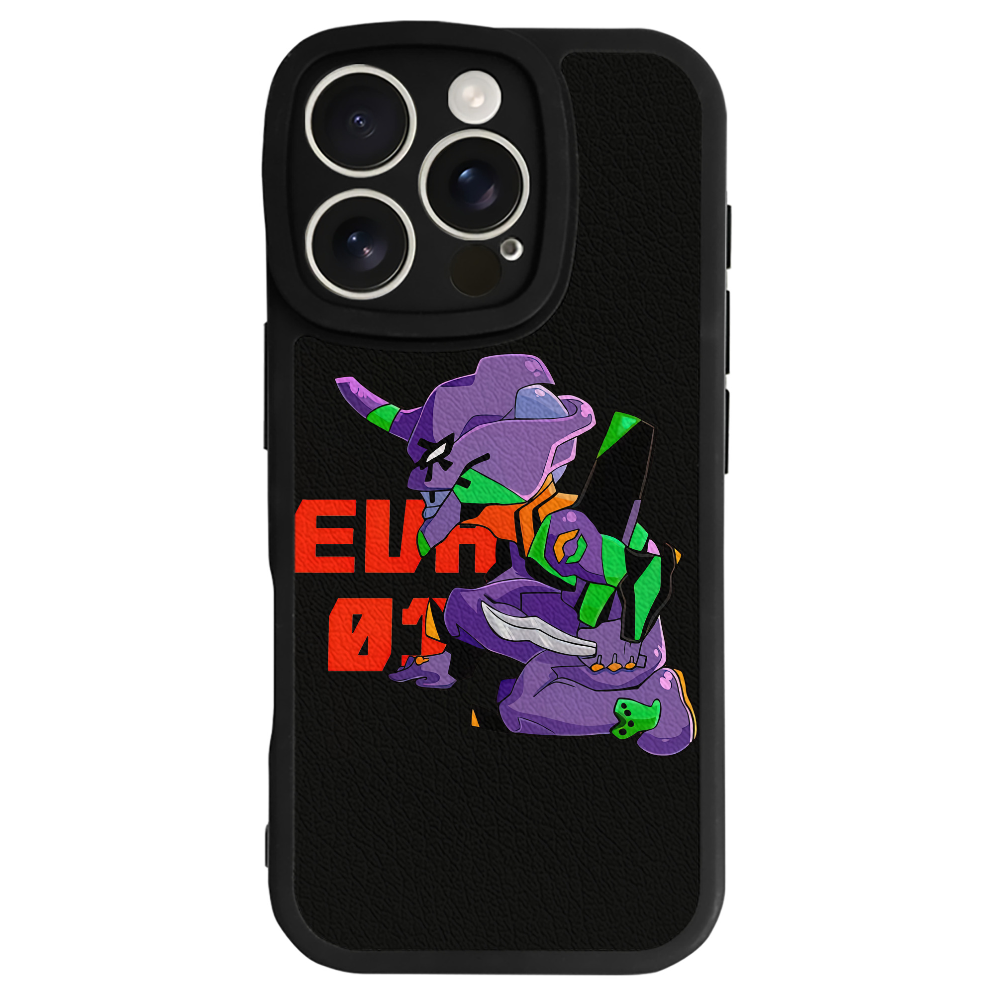 （画像用） EVA 新世紀エヴァンゲリオン 【iPhone 16シリーズ対応】シリコンスマホケース（レザー調） 材質：シリコン